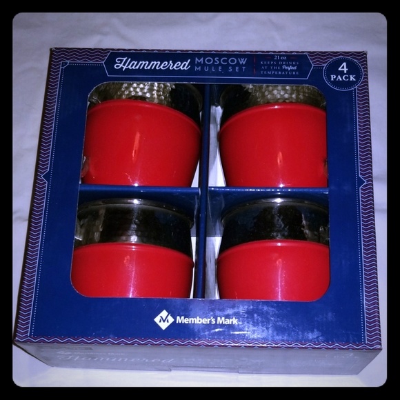 Hammered Moscow Mule 4 pack - Picture 1 of 3